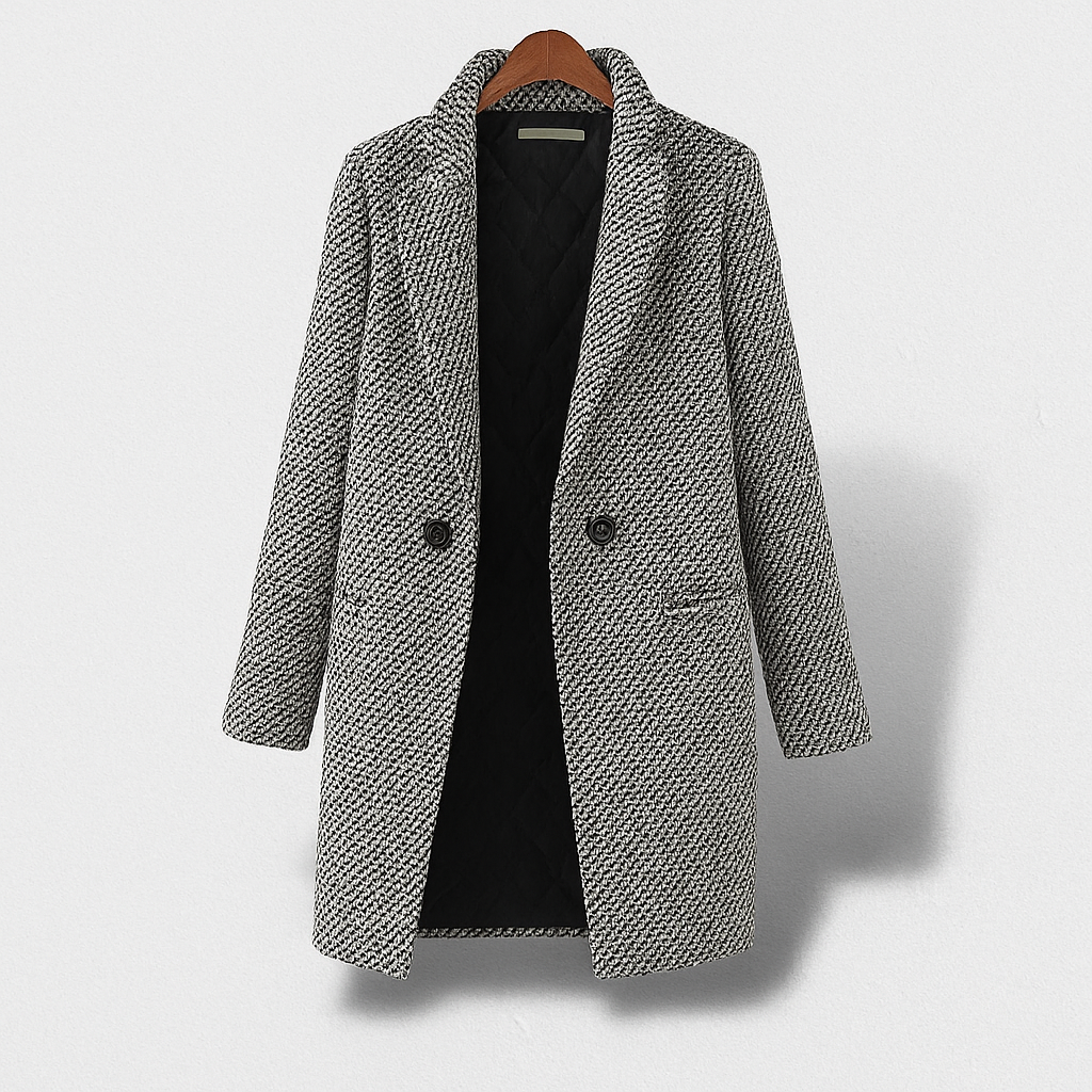 Sienna - Manteau Laine Minimaliste