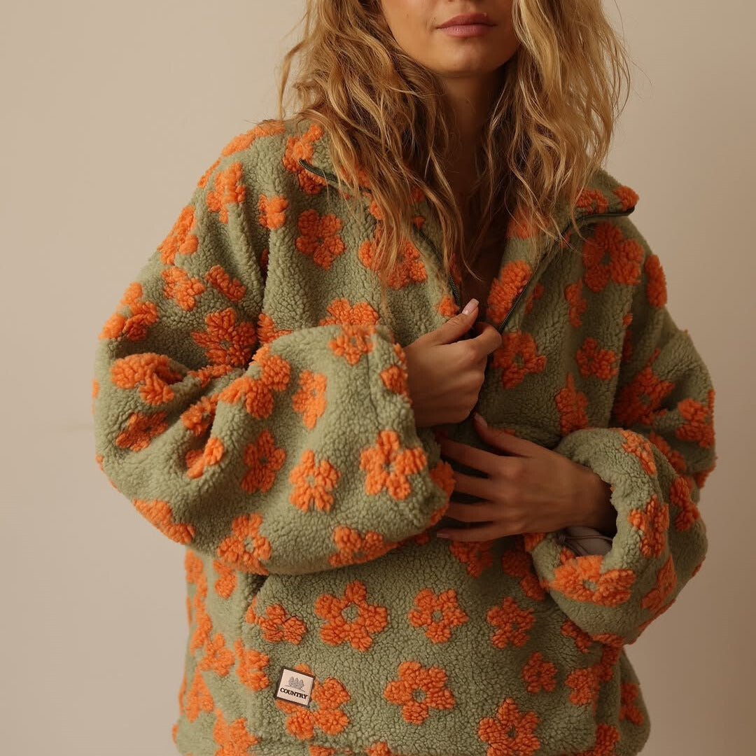 Capucine | Pull polaire Bloom