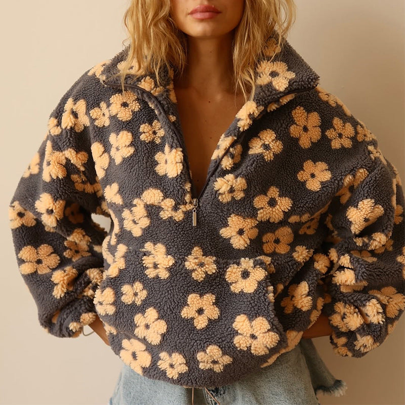 Capucine | Pull polaire Bloom