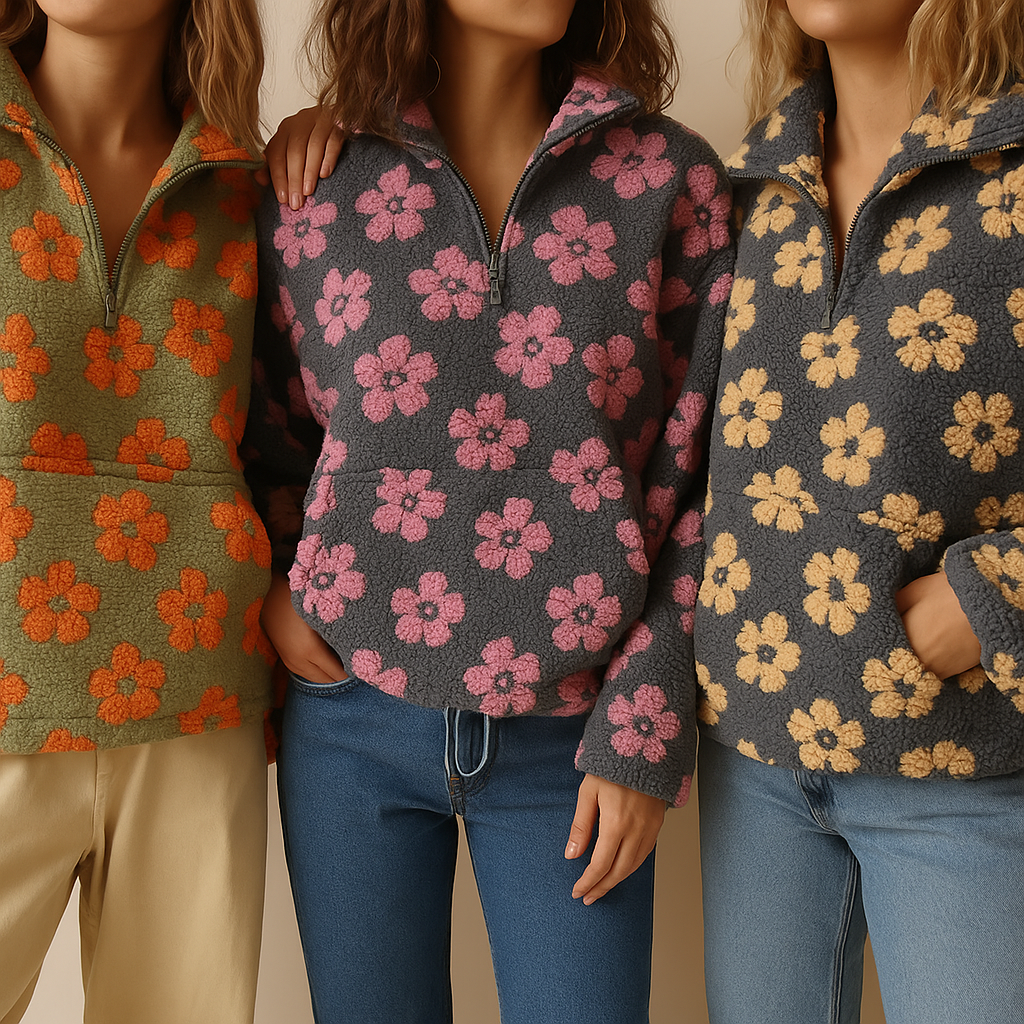 Capucine | Pull polaire Bloom
