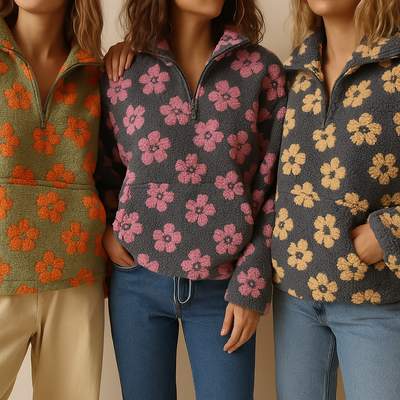 Capucine | Pull polaire Bloom